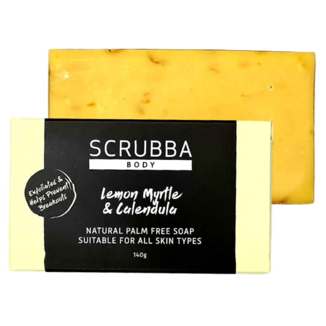 Lemon Myrtle, Calendula & Yellow Clay Natural Handmade Soap