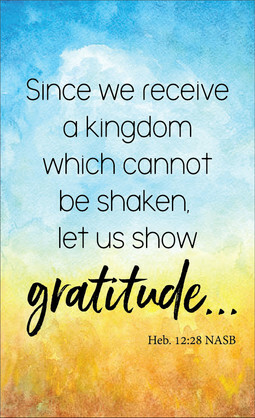 CARDS TO SHARE-SINCE WE RECEIVE A KINGDOM-PK25