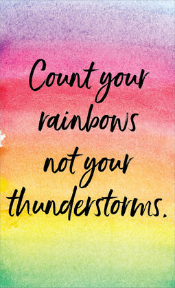 CARDS TO SHARE-COUNT YOUR RAINBOWS-PK25