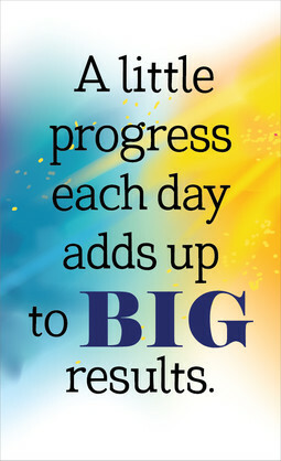 CARDS TO SHARE-A LITTLE PROGRESS-PK25