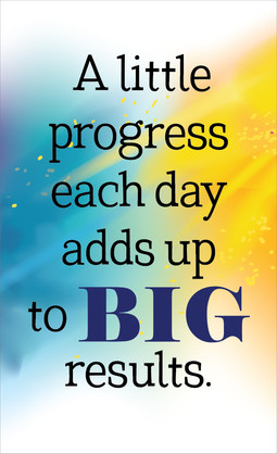 CARDS TO SHARE-A LITTLE PROGRESS-PK25