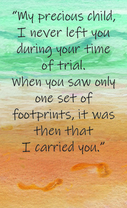 CARDS TO SHARE-FOOTPRINTS-PK25