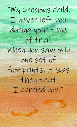 CARDS TO SHARE-FOOTPRINTS-PK25