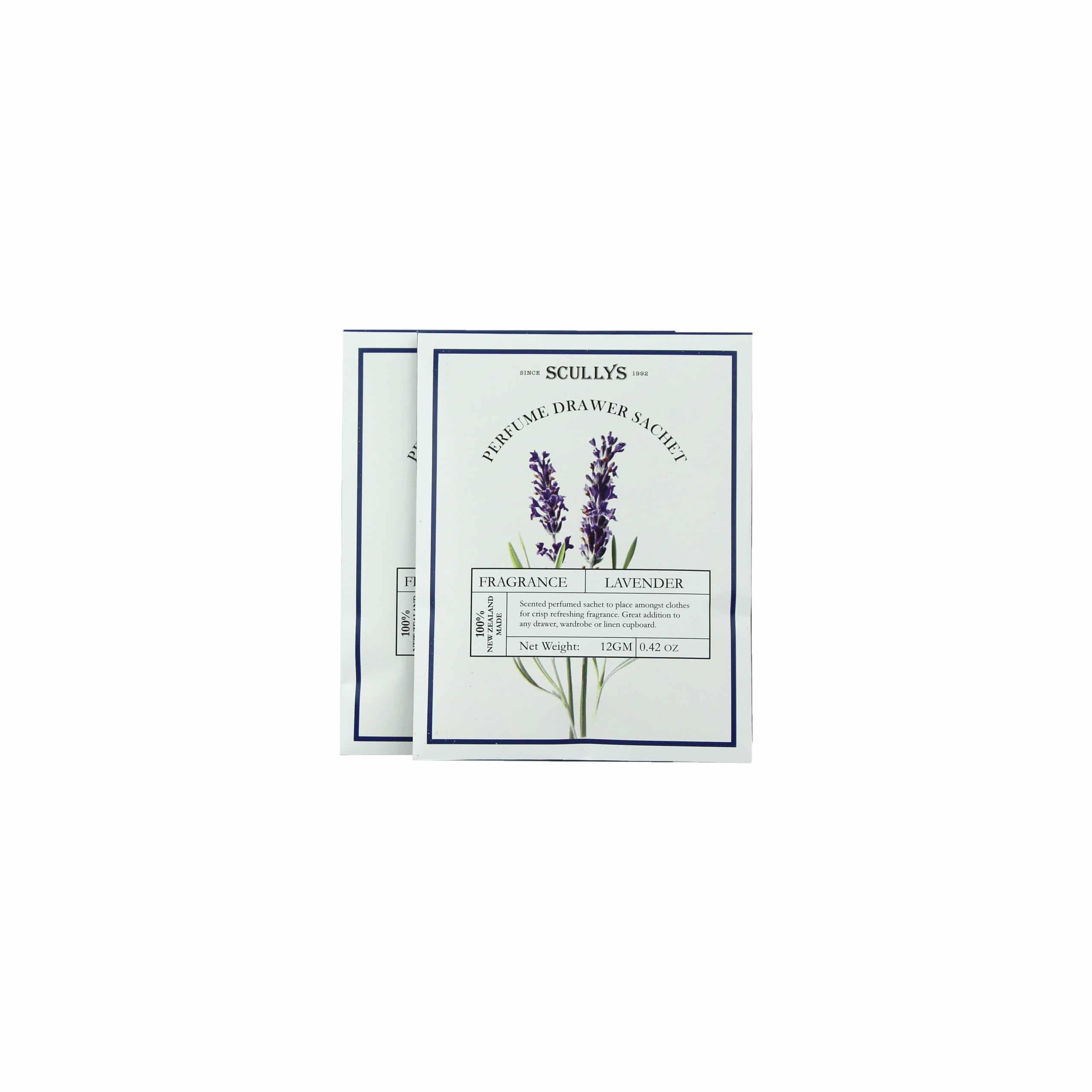 Lavender Perfume Drawer Twin Sachets