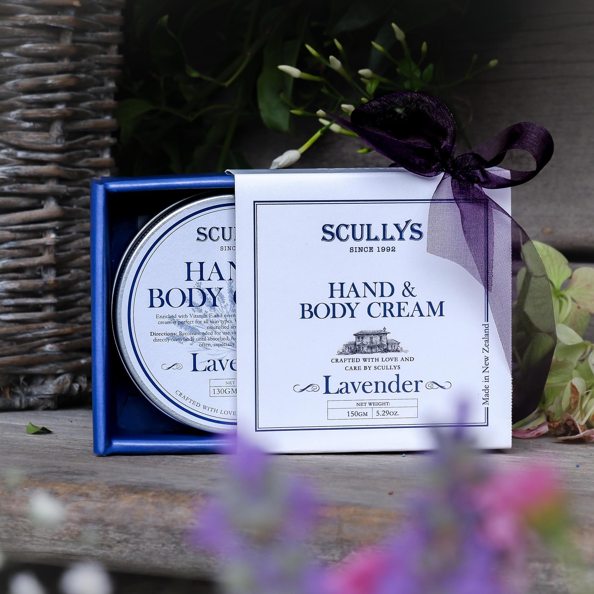 Lavender Hand & Body Cream Boxed - 150gm