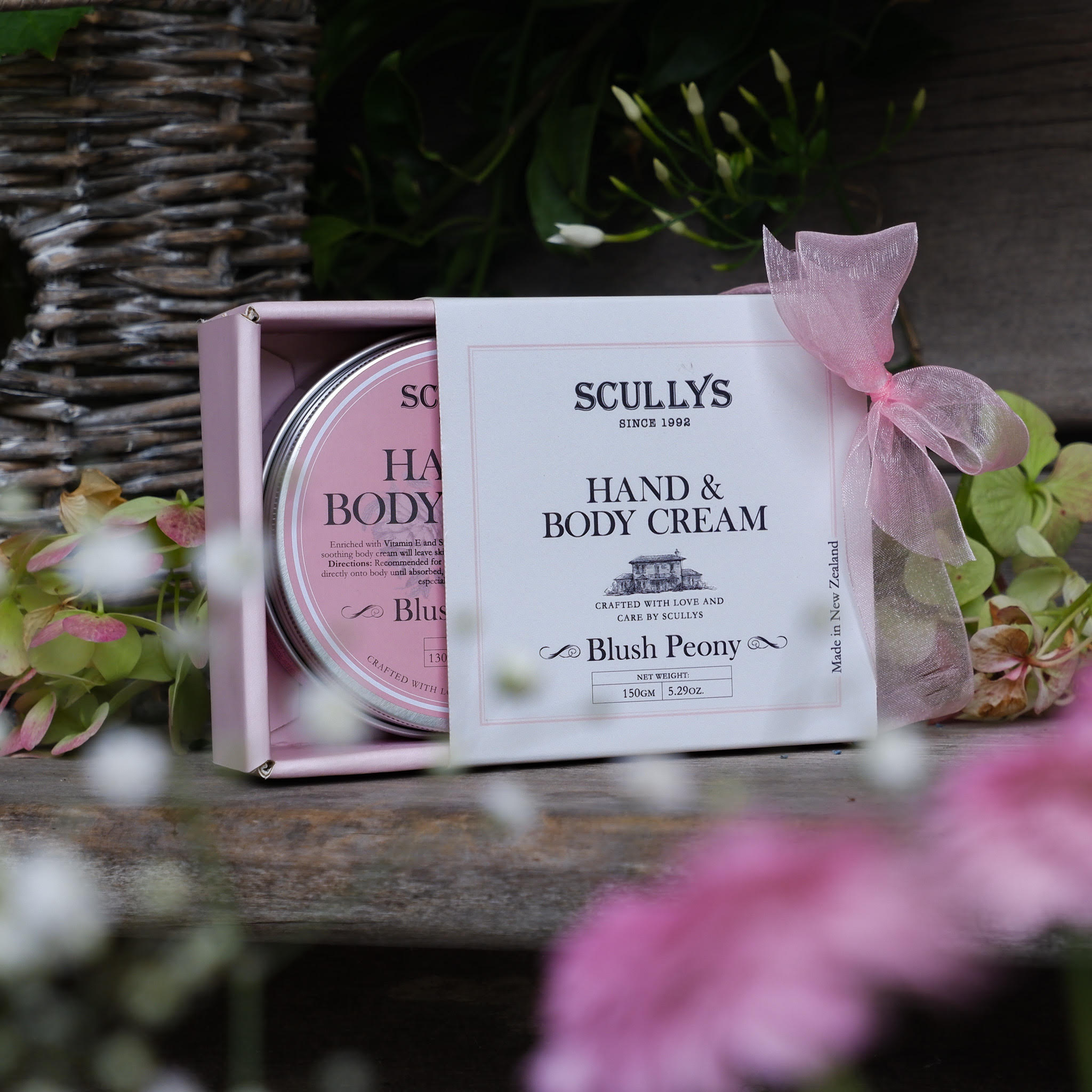 Blush Peony Hand & Body Cream Boxed - 130gm