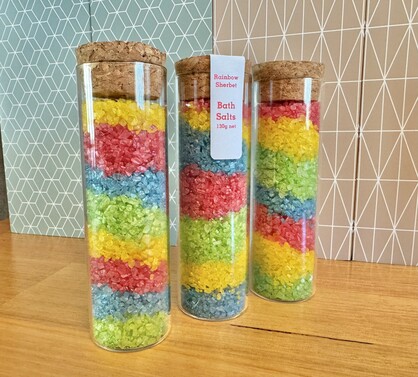 Rainbow Sherbet Bath Salts