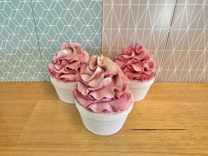 Butterfly Garden Bath Cupcake