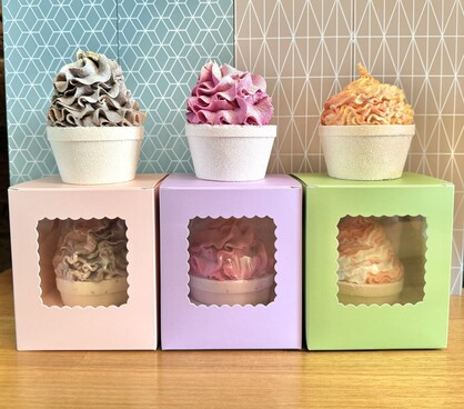 Caffe Latte Bath Cupcake