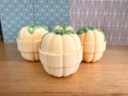 Pumpkin Goat Milk Bath Bomb