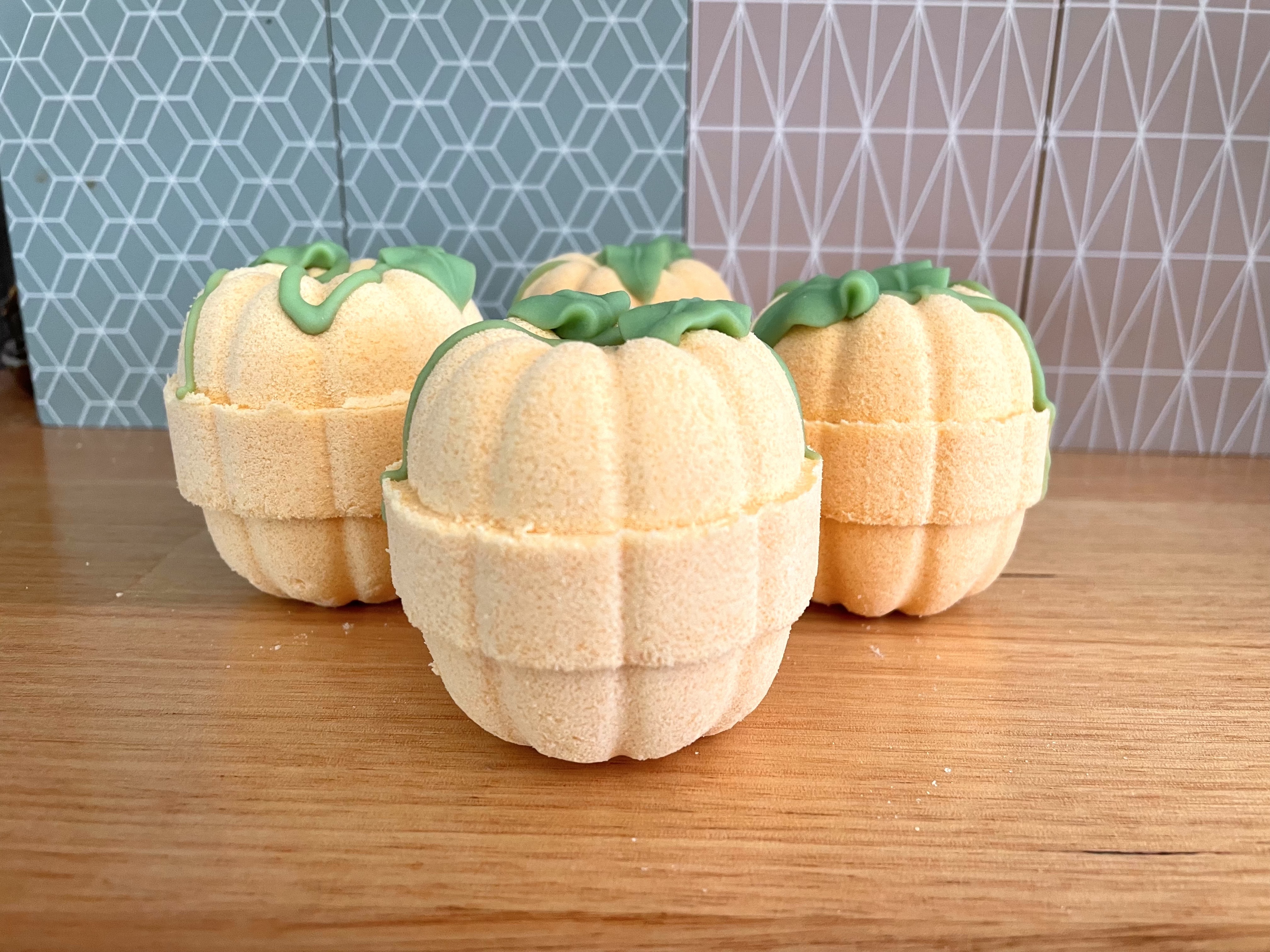 Pumpkin Goat Milk Bath Bomb