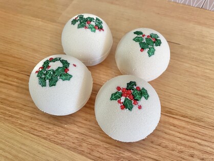Mistletoe Goat Milk Bath Bomb