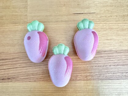 Sun-Kissed Peach Carrot Goat Milk Bath Bomb