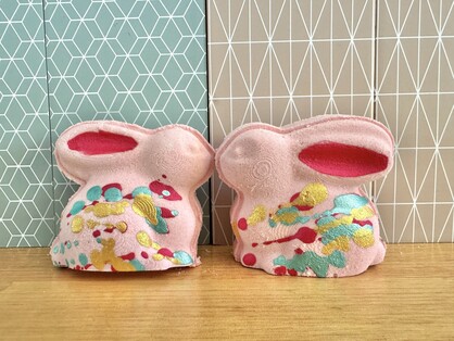 Rose Gold Bunny Goat Milk Bath Bomb