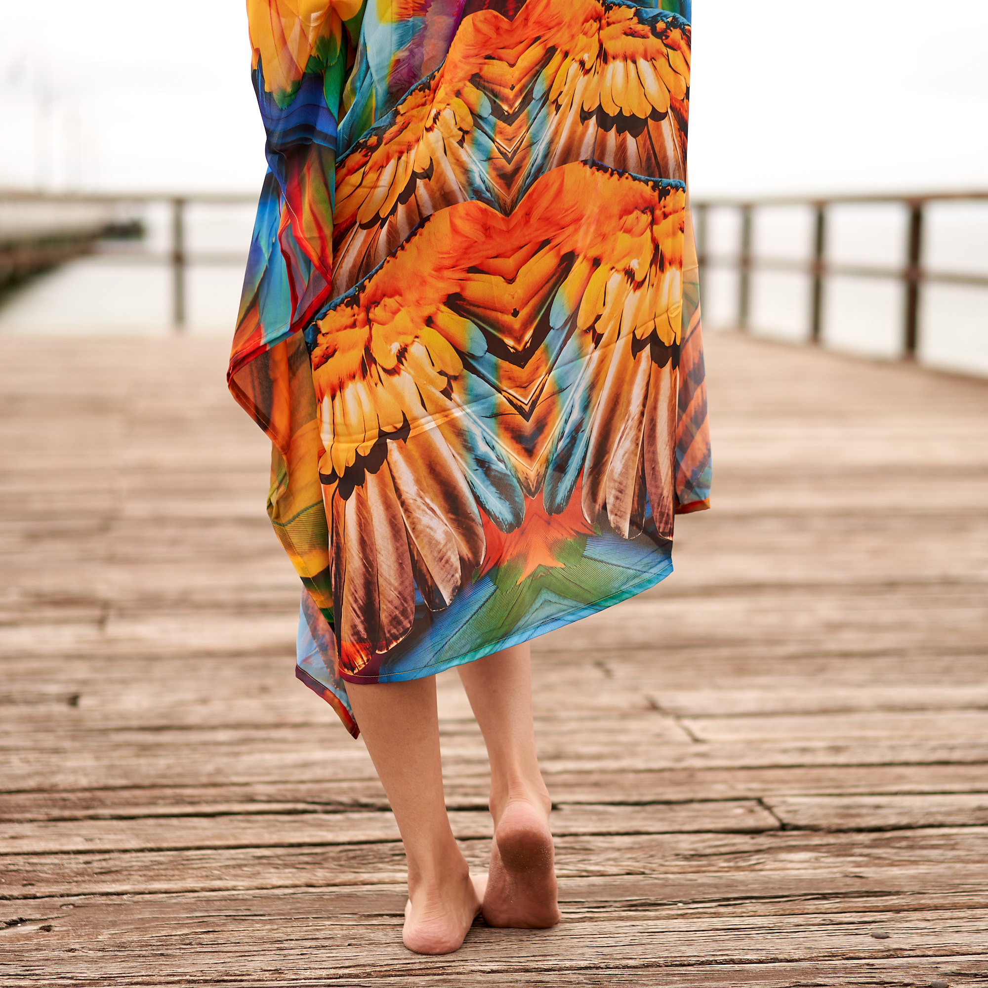 Silk kaftan for women Long Caftan Resort Wear Vacation Beach Dress | Boho Silk Dress Kaftan Floral - SK02