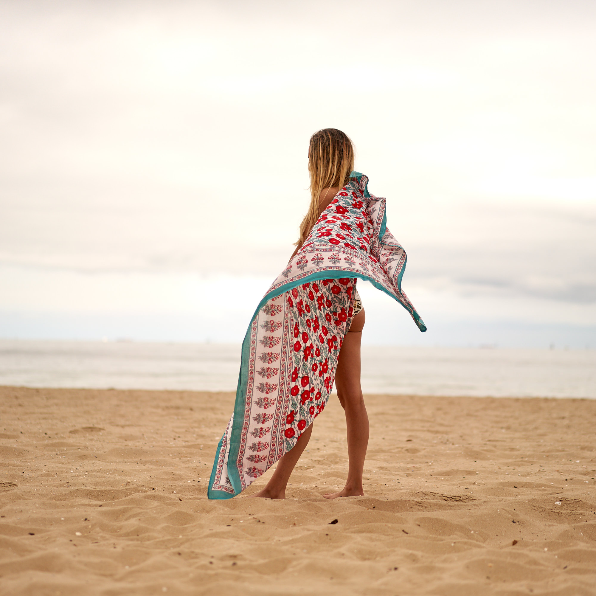 水着・ビーチグッズその他 Prada Printed Cotton Sarong PRADA(プラダ) 水着・ビーチグッズその他(レディース) - 海外