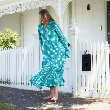 Cotton Maxi Dress|Summer Dress|Boho dress|Gift for her|Long Boho Dress|Women Kimono Wrap Dress|Valentine Mother's Day Christmas - BD49