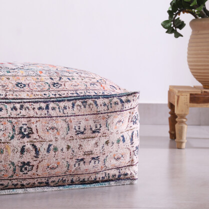Stunning Moroccan Cushion Cover, Pouf, Beanbag, Yoga Meditation Cushion, Ottoman, Footstool, Home Decor Gift, Kilim Floor Cushion-OC06