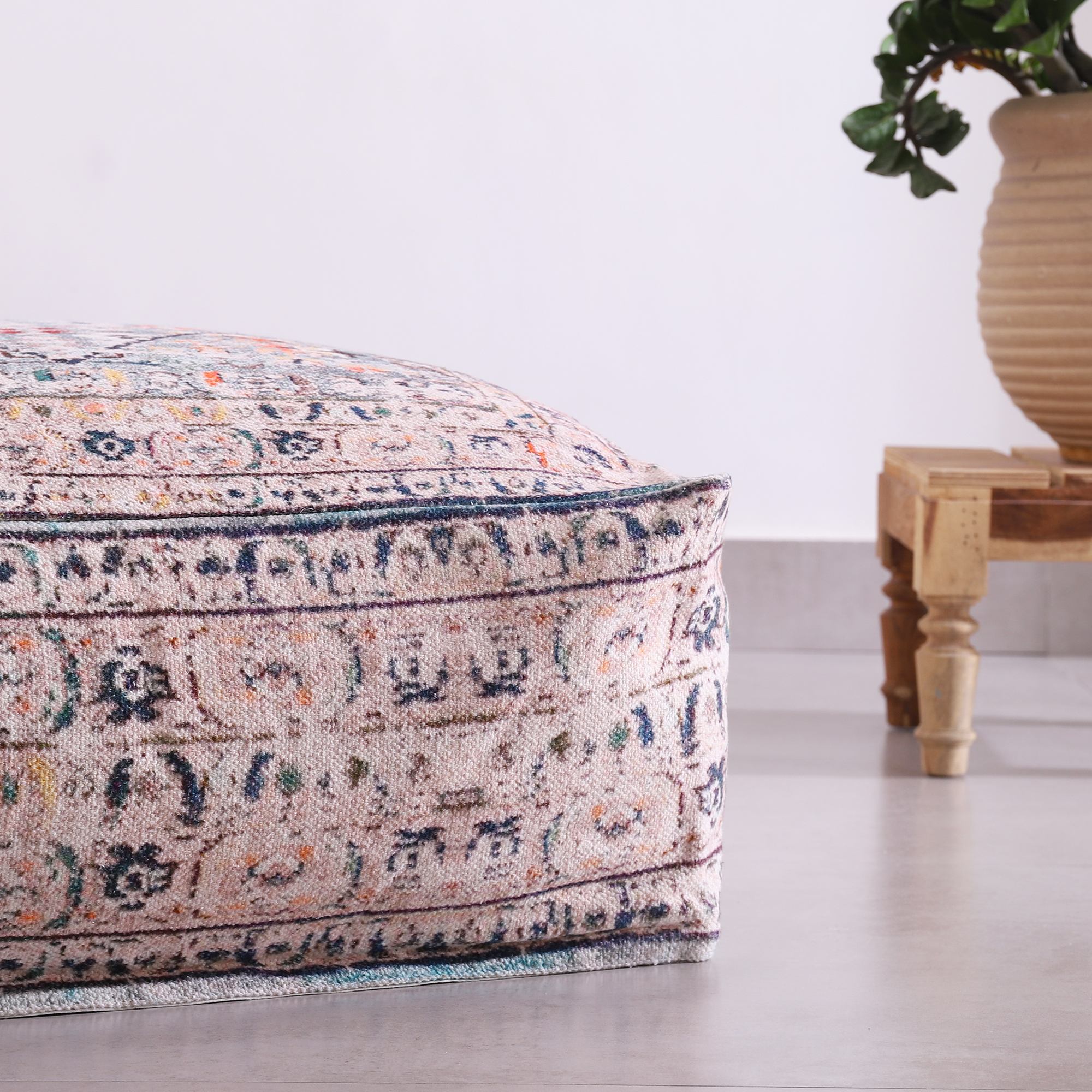 Stunning Moroccan Cushion Cover, Pouf, Beanbag, Yoga Meditation Cushion, Ottoman, Footstool, Home Decor Gift, Kilim Floor Cushion-OC06