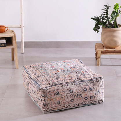 Stunning Moroccan Cushion Cover, Pouf, Beanbag, Yoga Meditation Cushion, Ottoman, Footstool, Home Decor Gift, Kilim Floor Cushion-OC06