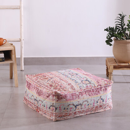 Stunning Moroccan Cushion Cover, Pouf, Beanbag, Yoga Meditation Cushion, Ottoman, Footstool, Home Decor Gift, Kilim Floor Cushion-OC01
