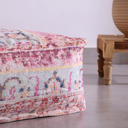 Stunning Moroccan Cushion Cover, Pouf, Beanbag, Yoga Meditation Cushion, Ottoman, Footstool, Home Decor Gift, Kilim Floor Cushion-OC01