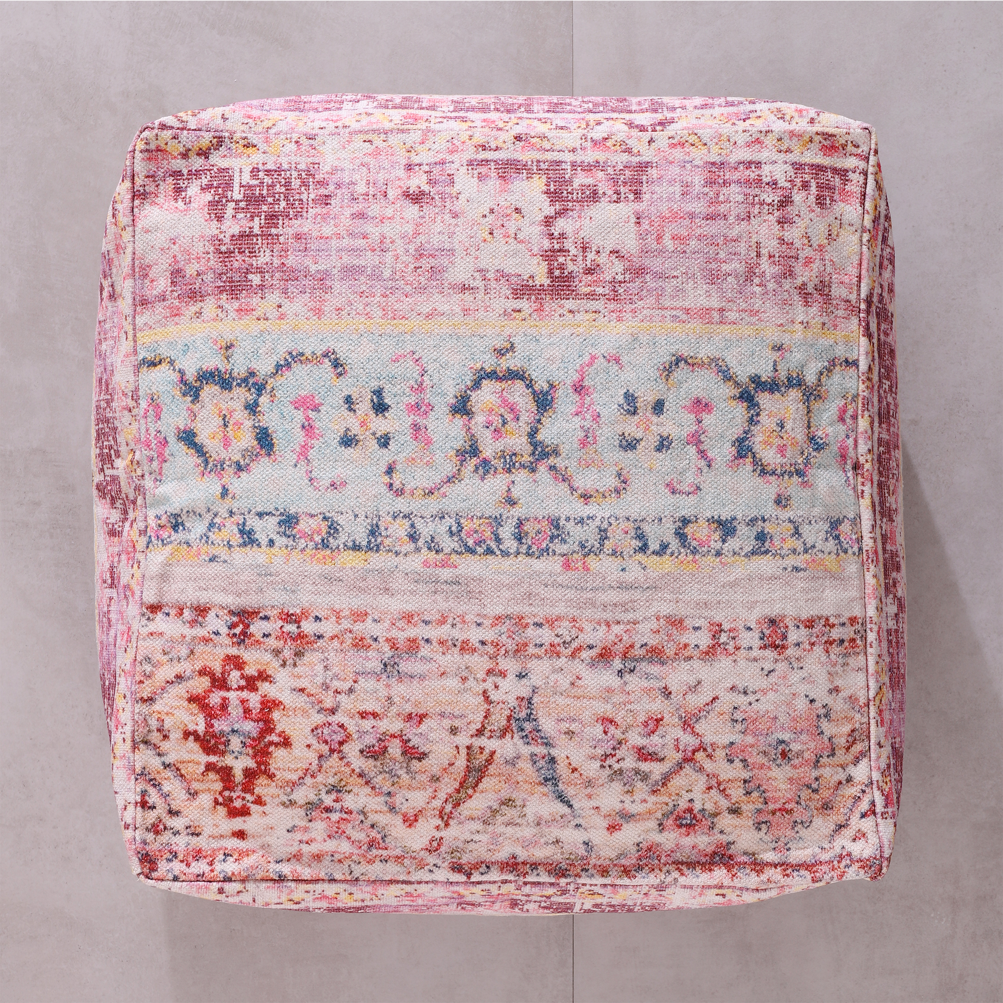 Stunning Moroccan Cushion Cover, Pouf, Beanbag, Yoga Meditation Cushion, Ottoman, Footstool, Home Decor Gift, Kilim Floor Cushion-OC01
