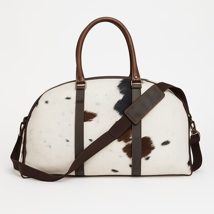 The Maverick – Cowhide Leather Weekender Bag for Bold Getaways
