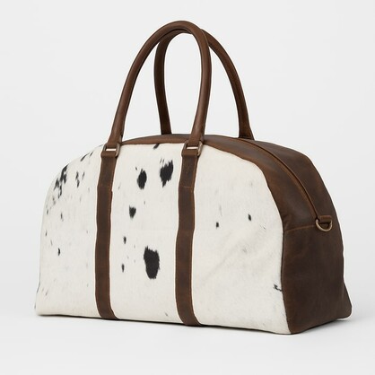 The Maverick – Cowhide Leather Weekender Bag for Bold Getaways