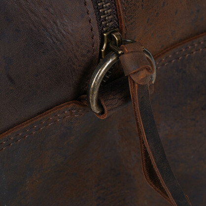 The Maverick – Cowhide Leather Weekender Bag for Bold Getaways