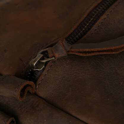 The Voyager – Handmade Leather Duffel Bag for Travel & Weekends