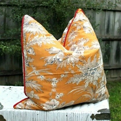 'Blossom Retreat' 100% Handmade Cotton Cushion Cover