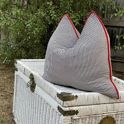 'Blissful Getaway' 100% Handmade Cotton Cushion Cover