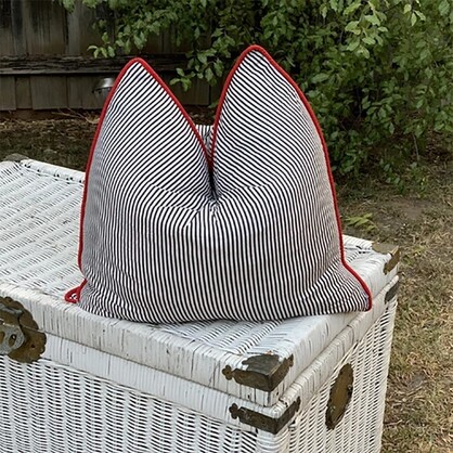 'Blissful Getaway' 100% Handmade Cotton Cushion Cover