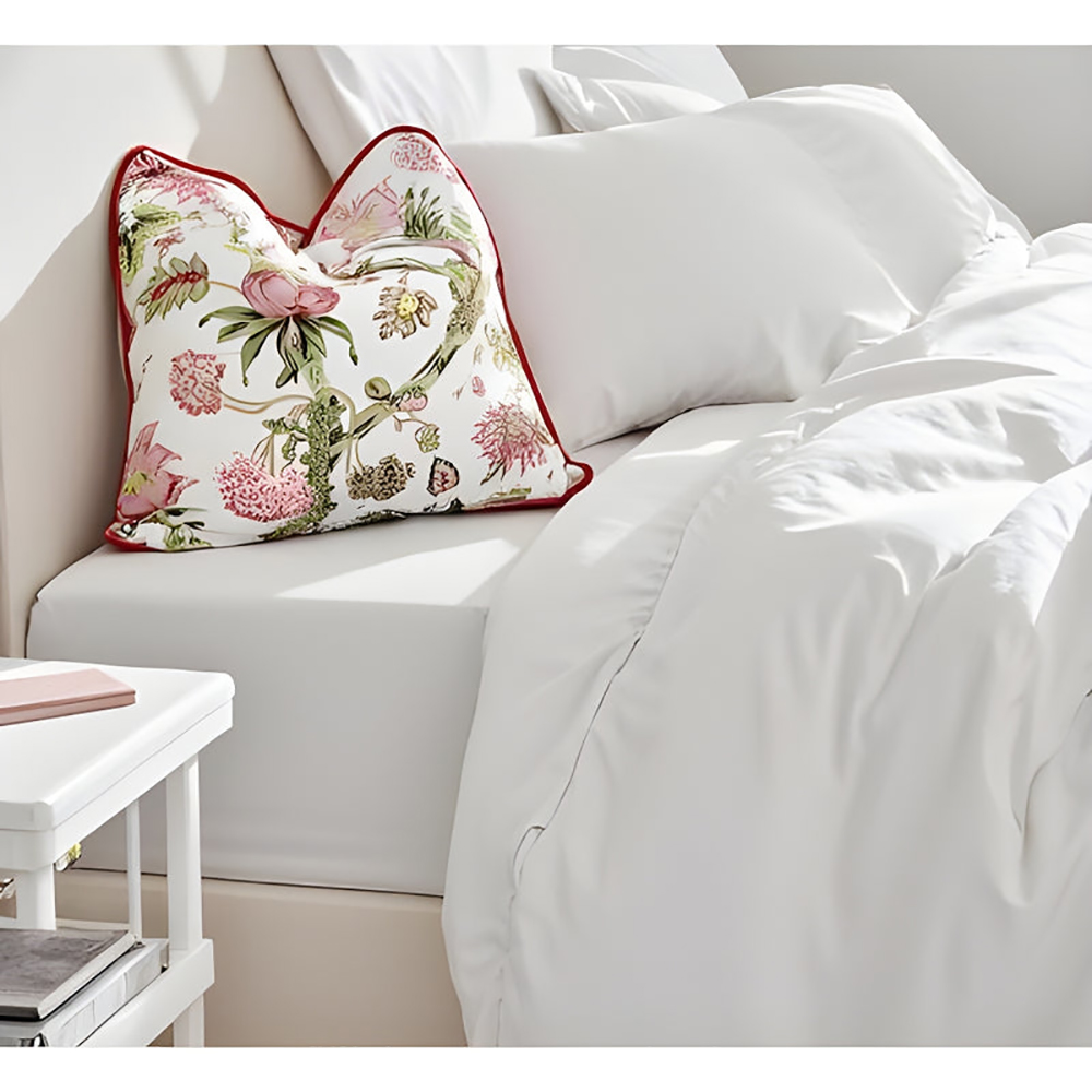 'Restful Refuge' 100% Handmade Cotton Cushion Cover
