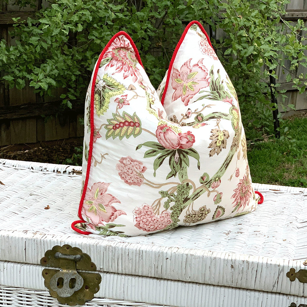 'Restful Refuge' 100% Handmade Cotton Cushion Cover