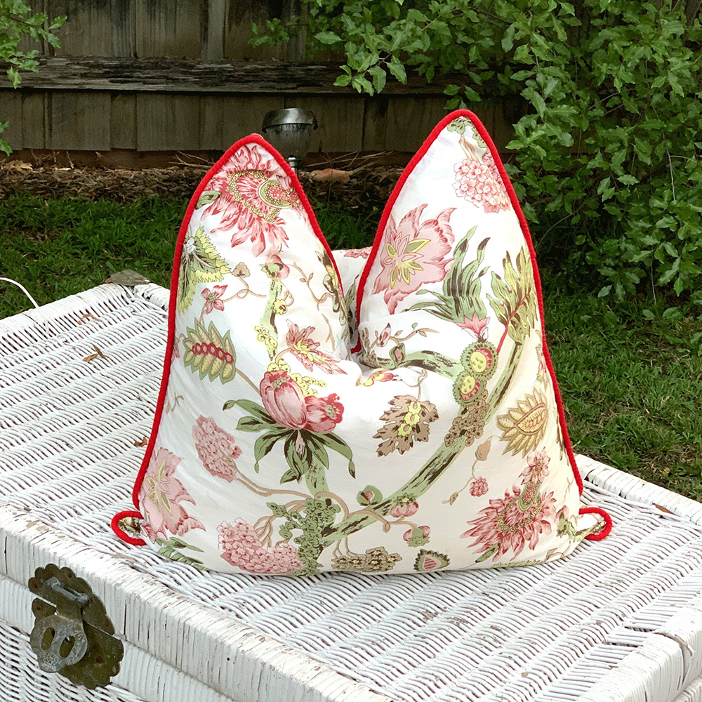 'Restful Refuge' 100% Handmade Cotton Cushion Cover