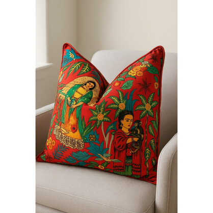 Cultura Mexicana Bohemian Inspired 100% Cotton Cushion Cover