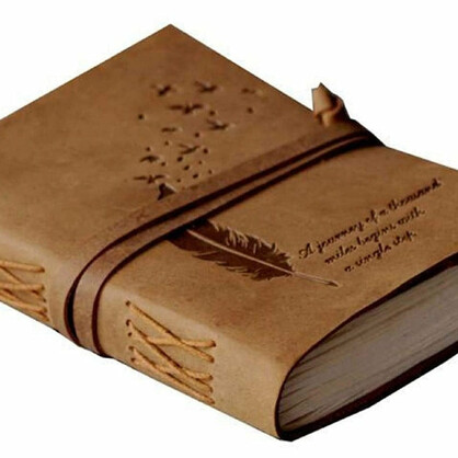 Handmade Vintage Journal - Secret Garden Recycled Notebook