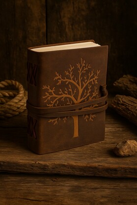 Handmade Vintage Journal - Heritage Heirloom Recycled Paper