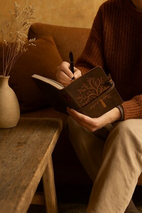 Handmade Vintage Journal - Heritage Heirloom Recycled Paper