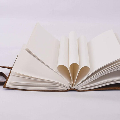 Handmade Vintage Journal - Heritage Heirloom Recycled Paper