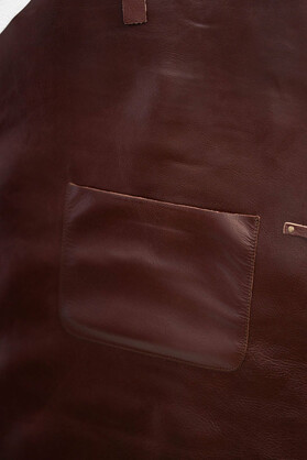 Classic Chestnut Leather Apron Handmade & Durable