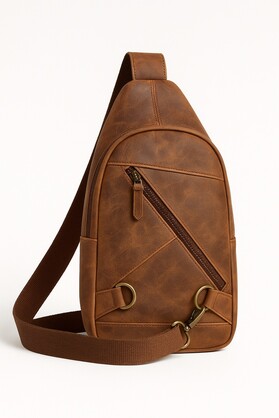Everyday Leather Chest Vintage Crossbody Bag