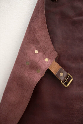 Brown Espresso Leather Apron - Signature Premium Work Apron