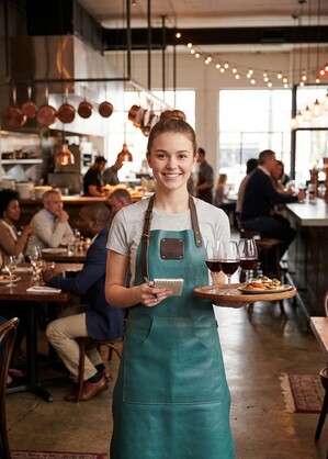 Premium Ocean Teal Leather Apron - Signature Work Apron