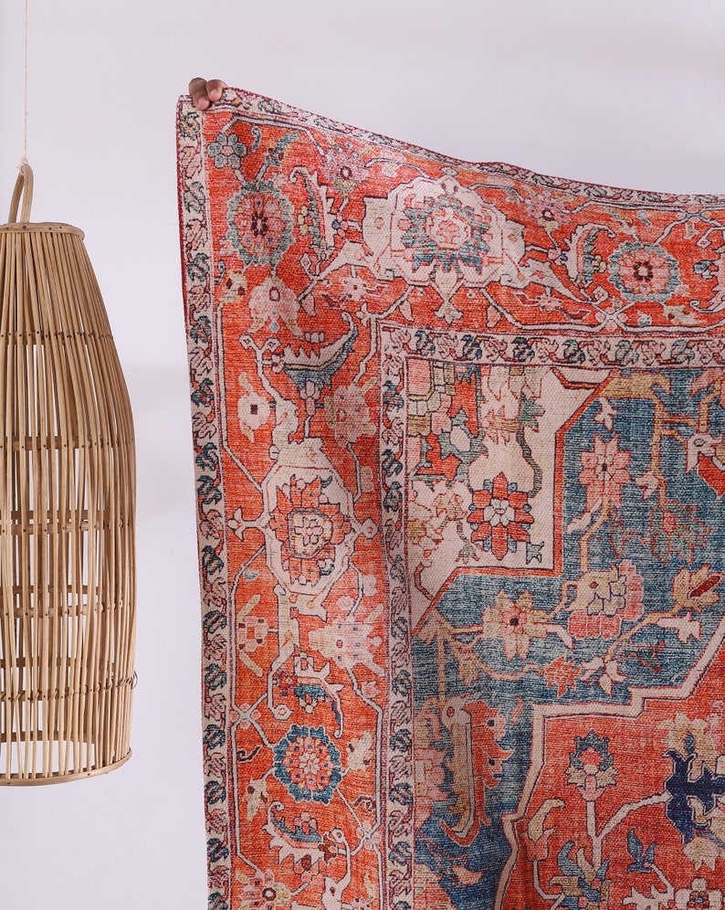 Boho Rug | Moroccan Turkish Rug | Large Area Rug | Kilim rug | Rugs For Living Room, Oriental Rug | Carpet | Gift | Home Décor - RG02