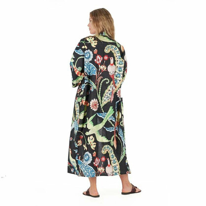 Frida Cotton Kimono Bathrobe Nightwear Dressing Gown