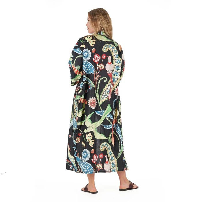 Frida Cotton Kimono Bathrobe Nightwear Dressing Gown