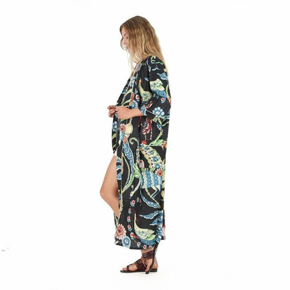 Frida Cotton Kimono Bathrobe Nightwear Dressing Gown